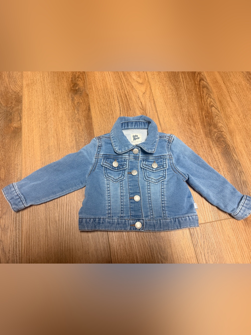 Baby B’gosh by Carter’s Denim Jacket 12M Medium Wash Snap Front Classic Baby